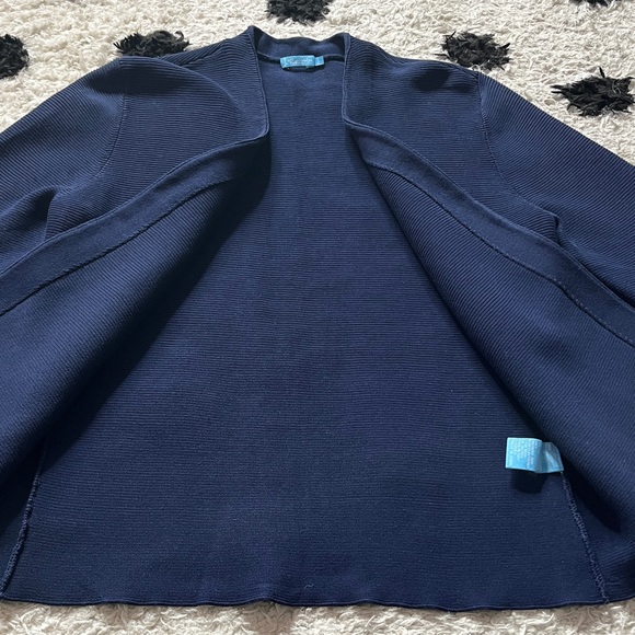 J. McLaughlin size small Deep Blue Women's Cardigan - Picture 6 of 11